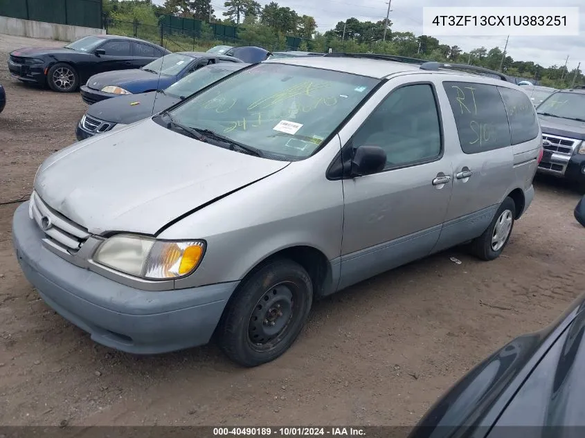 4T3ZF13CX1U383251 2001 Toyota Sienna Le