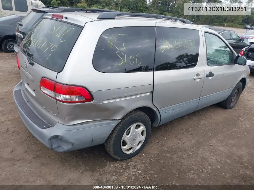 4T3ZF13CX1U383251 2001 Toyota Sienna Le