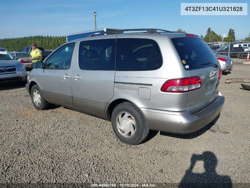 2001 Toyota Sienna Xle VIN: 4T3ZF13C41U321828 Lot: 40560769