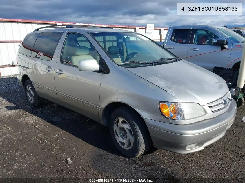 2001 Toyota Sienna Xle VIN: 4T3ZF13C01U358133 Lot: 40816271