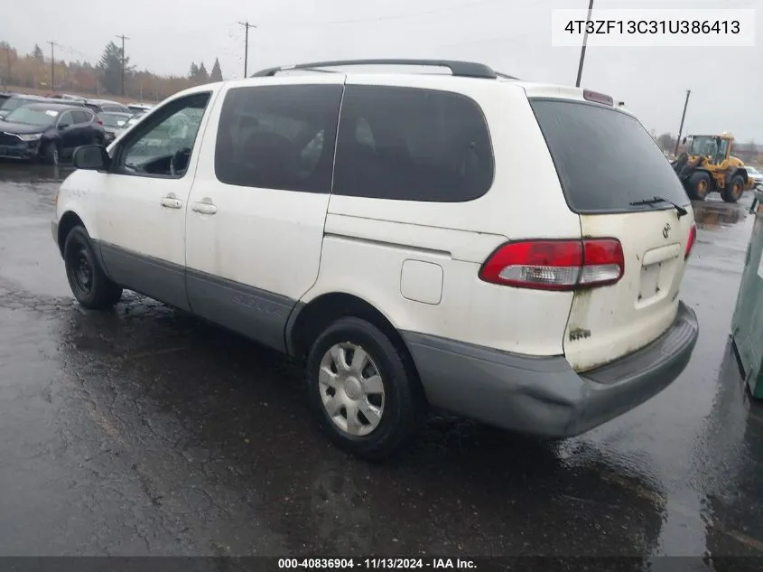 4T3ZF13C31U386413 2001 Toyota Sienna Le