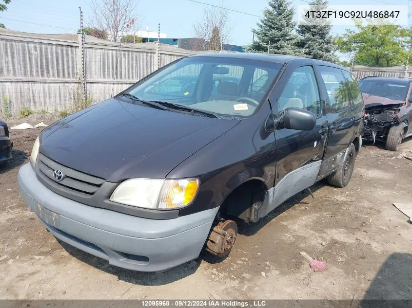 4T3ZF19C92U486847 2002 Toyota Sienna Ce