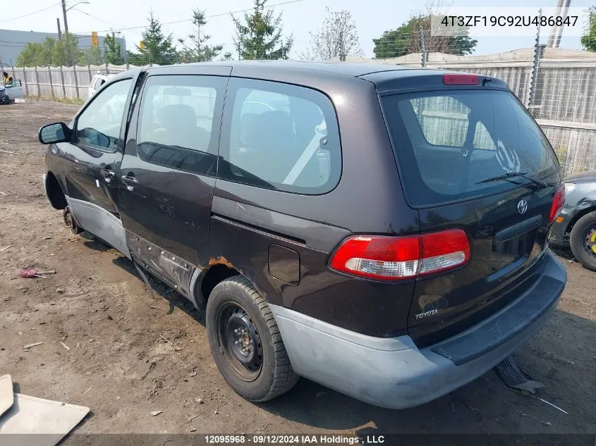 4T3ZF19C92U486847 2002 Toyota Sienna Ce