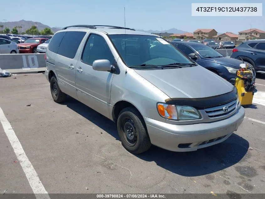 2002 Toyota Sienna Ce VIN: 4T3ZF19C12U437738 Lot: 39798824