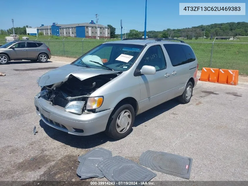 2002 Toyota Sienna Le VIN: 4T3ZF13C62U469383 Lot: 39914243