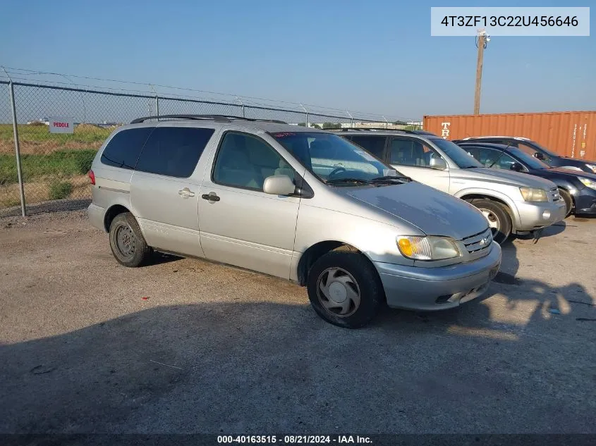 2002 Toyota Sienna Le VIN: 4T3ZF13C22U456646 Lot: 40163515