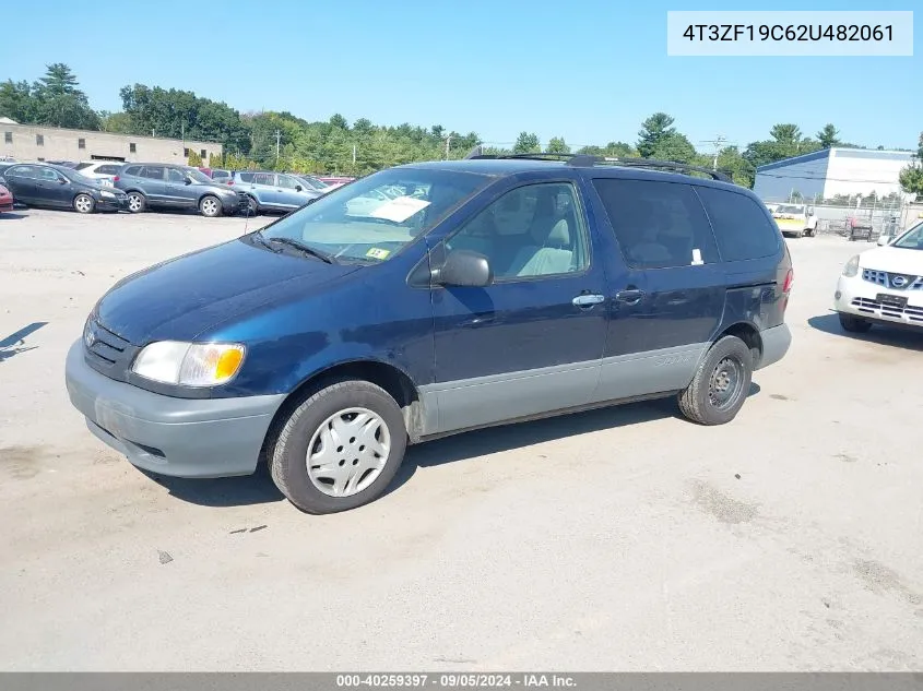 4T3ZF19C62U482061 2002 Toyota Sienna Ce