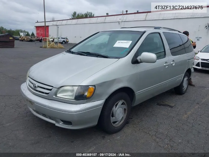 2002 Toyota Sienna Le VIN: 4T3ZF13C72U427675 Lot: 40369107