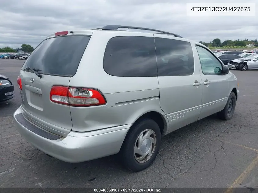 2002 Toyota Sienna Le VIN: 4T3ZF13C72U427675 Lot: 40369107