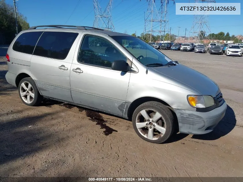 2002 Toyota Sienna Le VIN: 4T3ZF13C32U426636 Lot: 40549177