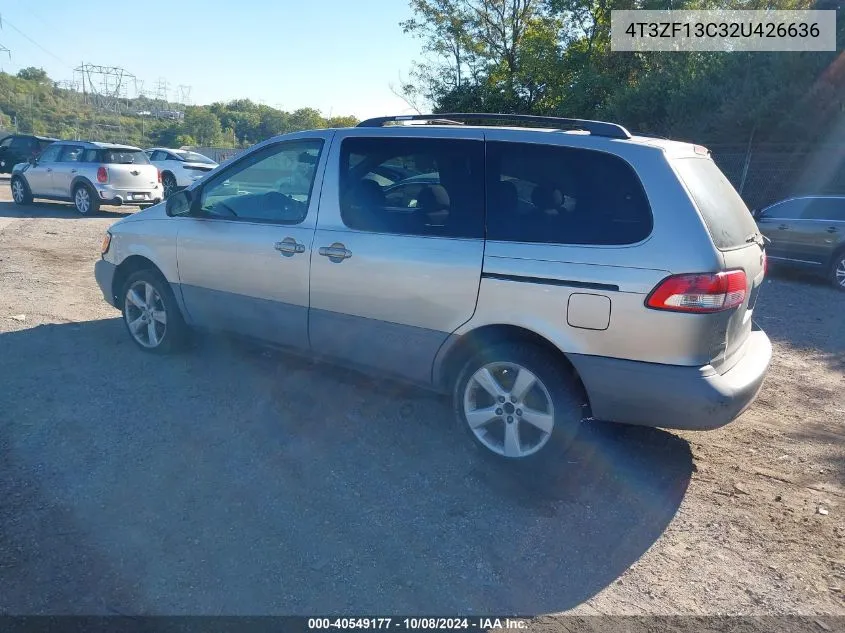 2002 Toyota Sienna Le VIN: 4T3ZF13C32U426636 Lot: 40549177