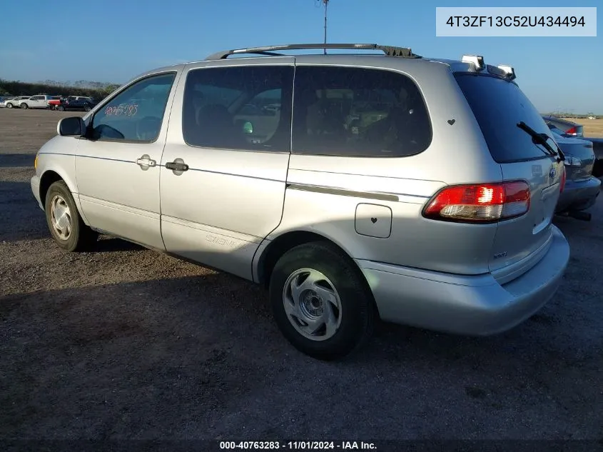 4T3ZF13C52U434494 2002 Toyota Sienna Le