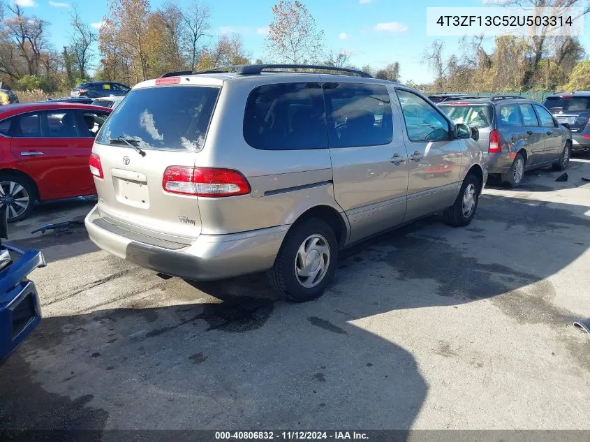 4T3ZF13C52U503314 2002 Toyota Sienna Le