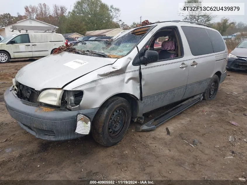 2002 Toyota Sienna Le VIN: 4T3ZF13C62U439879 Lot: 40905552