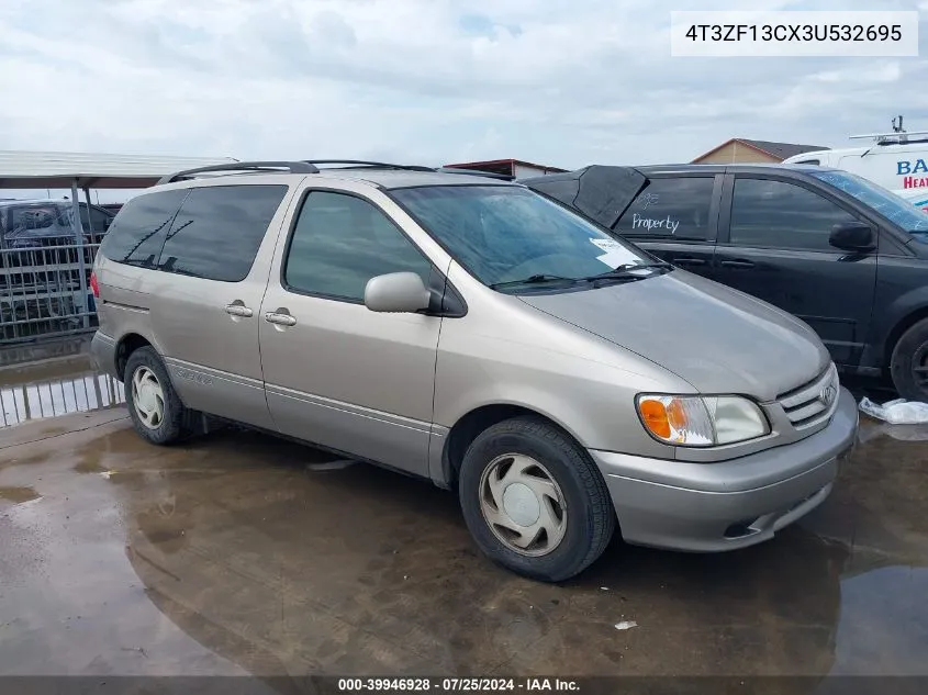 2003 Toyota Sienna Le VIN: 4T3ZF13CX3U532695 Lot: 39946928