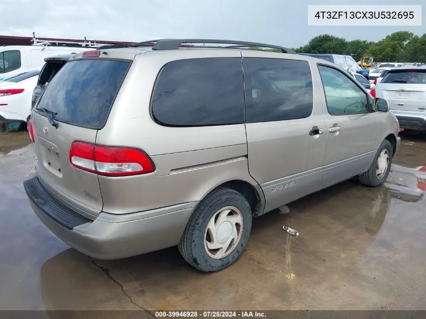 2003 Toyota Sienna Le VIN: 4T3ZF13CX3U532695 Lot: 39946928