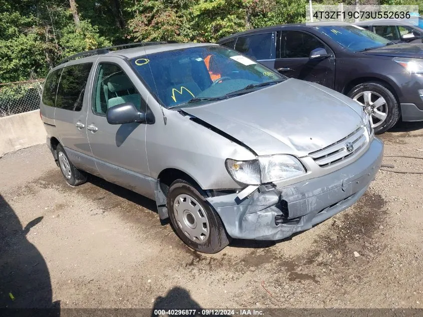 2003 Toyota Sienna Ce VIN: 4T3ZF19C73U552636 Lot: 40296877