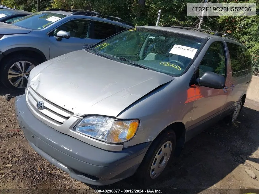 2003 Toyota Sienna Ce VIN: 4T3ZF19C73U552636 Lot: 40296877