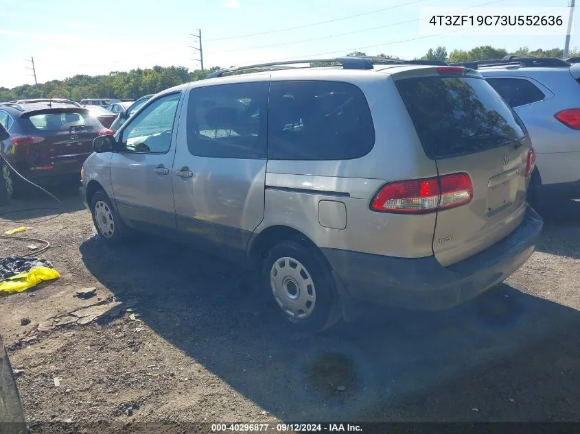 2003 Toyota Sienna Ce VIN: 4T3ZF19C73U552636 Lot: 40296877