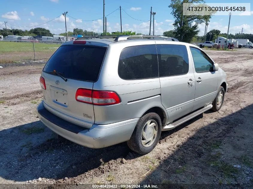 4T3ZF13C03U545438 2003 Toyota Sienna Le