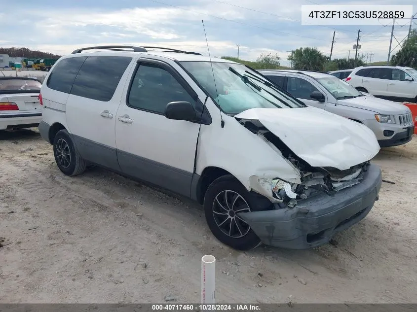 2003 Toyota Sienna Le VIN: 4T3ZF13C53U528859 Lot: 40717460