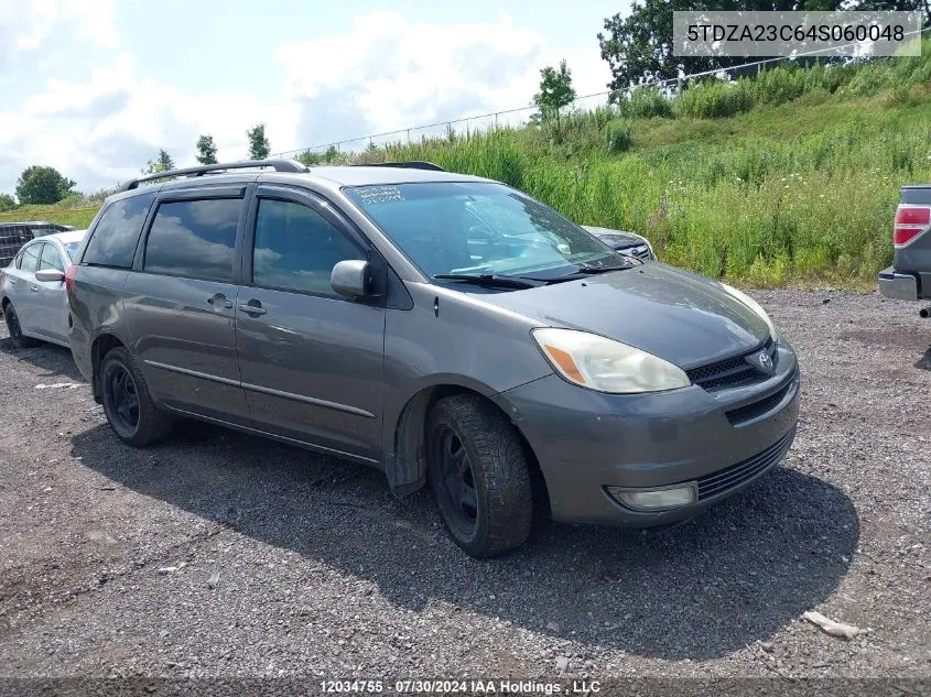 2004 Toyota Sienna Ce/Le VIN: 5TDZA23C64S060048 Lot: 12034755