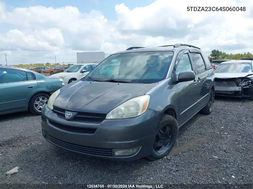 2004 Toyota Sienna Ce/Le VIN: 5TDZA23C64S060048 Lot: 12034755