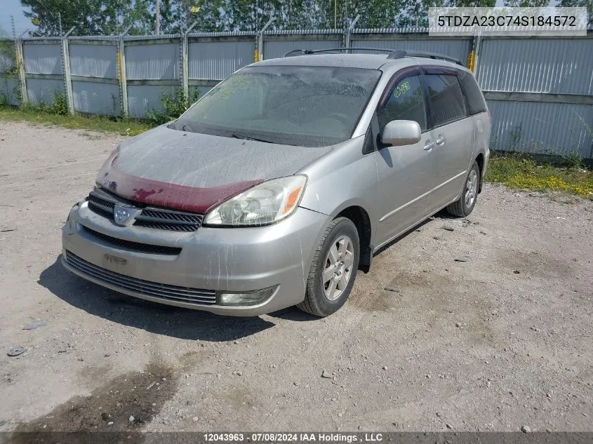 5TDZA23C74S184572 2004 Toyota Sienna Ce/Le