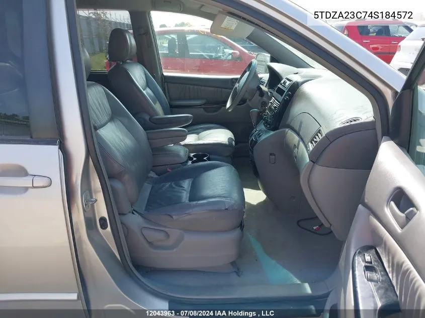 5TDZA23C74S184572 2004 Toyota Sienna Ce/Le