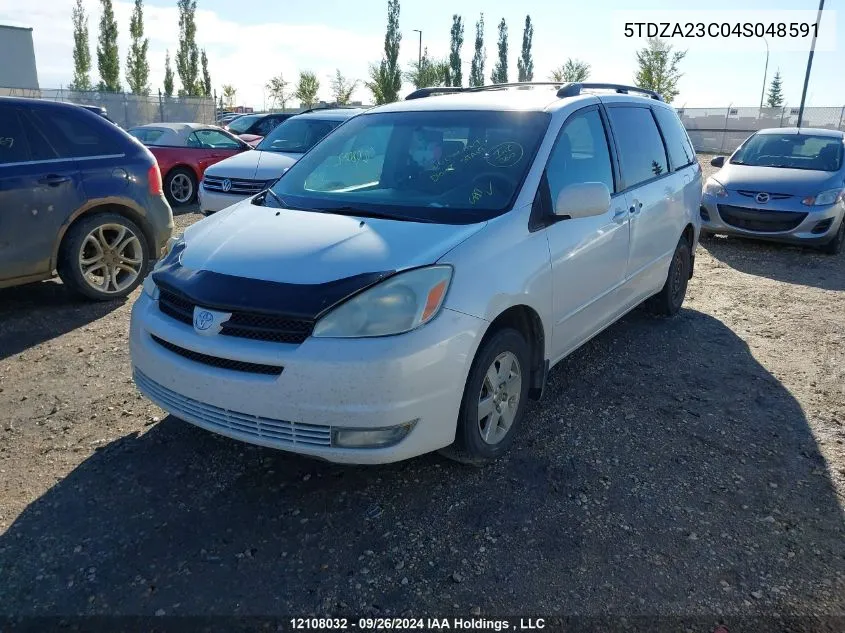 2004 Toyota Sienna Ce/Le VIN: 5TDZA23C04S048591 Lot: 12108032