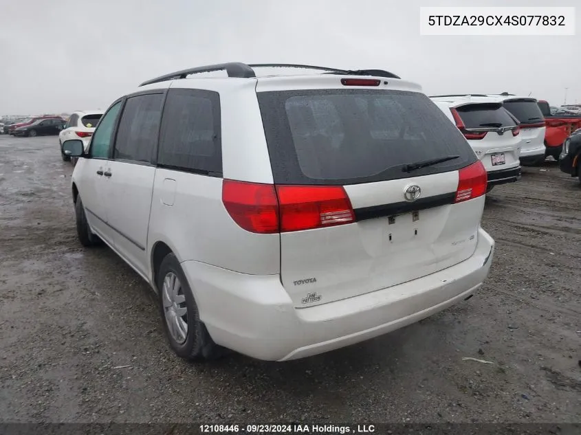 5TDZA29CX4S077832 2004 Toyota Sienna Ce