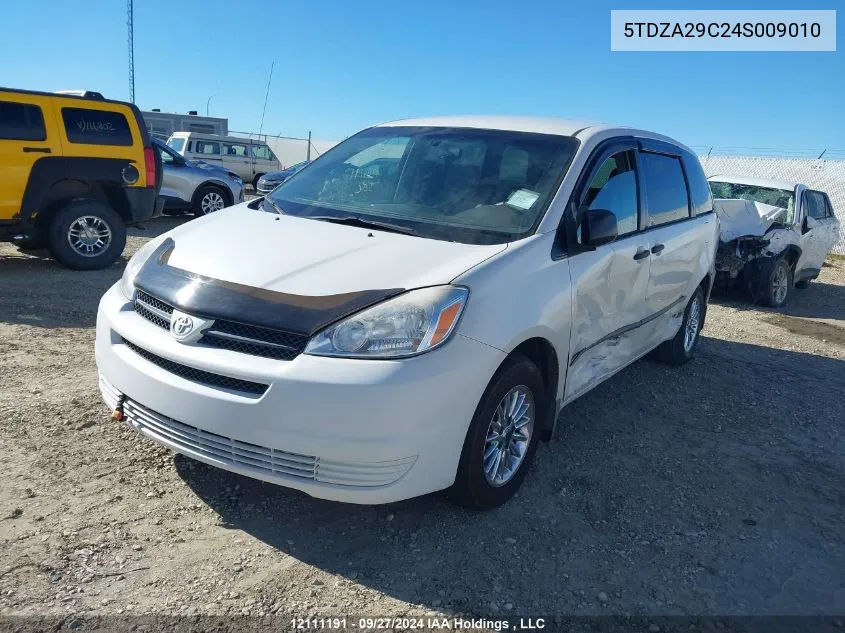 5TDZA29C24S009010 2004 Toyota Sienna Ce