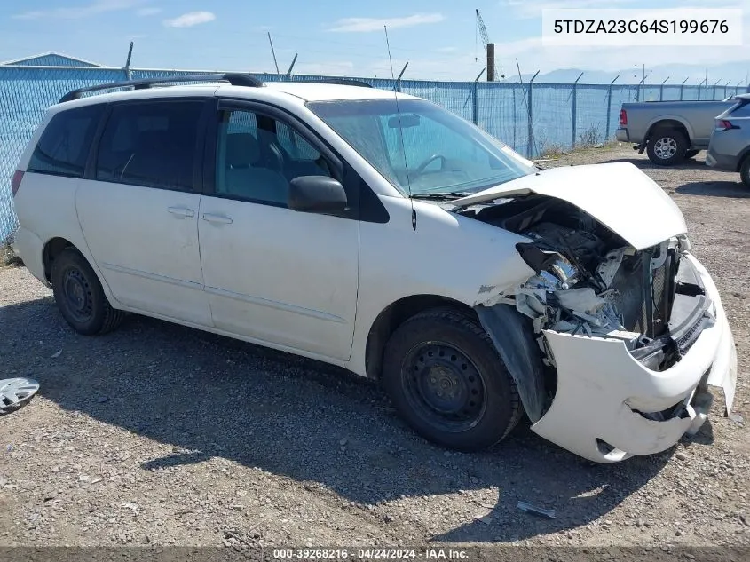 2004 Toyota Sienna Le VIN: 5TDZA23C64S199676 Lot: 39268216