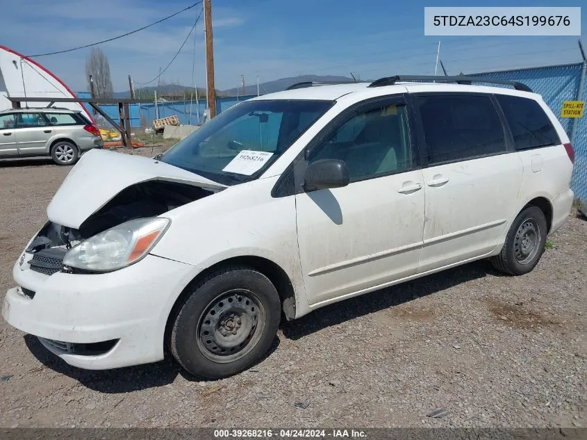 2004 Toyota Sienna Le VIN: 5TDZA23C64S199676 Lot: 39268216