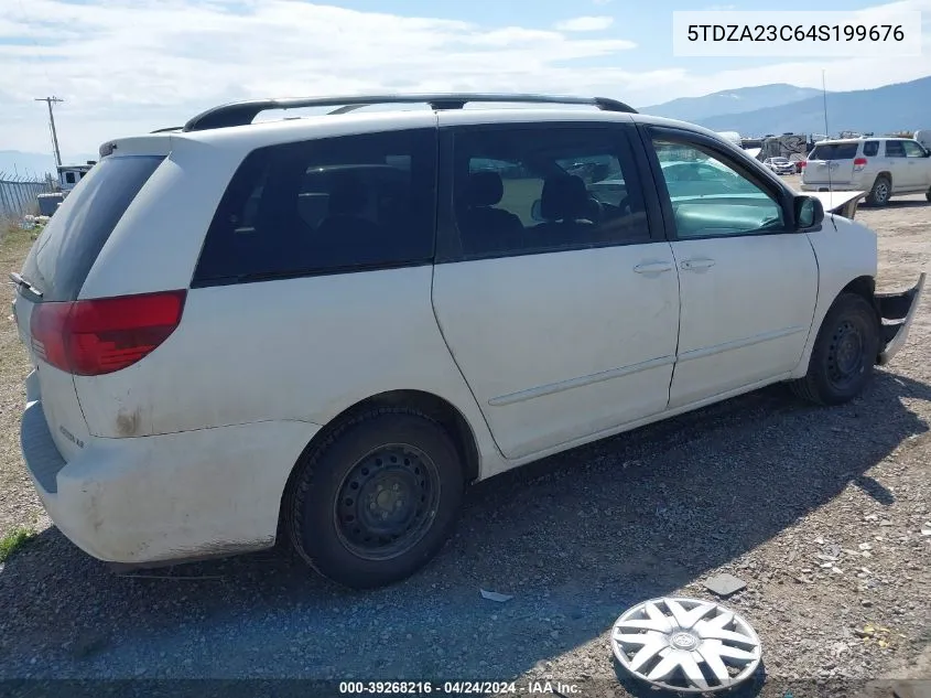 2004 Toyota Sienna Le VIN: 5TDZA23C64S199676 Lot: 39268216