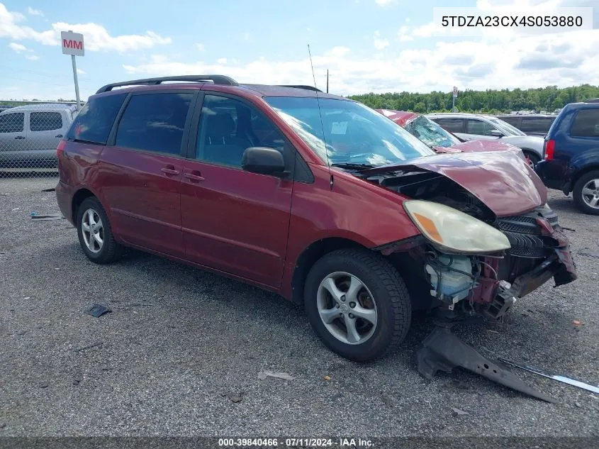 2004 Toyota Sienna Le VIN: 5TDZA23CX4S053880 Lot: 39840466