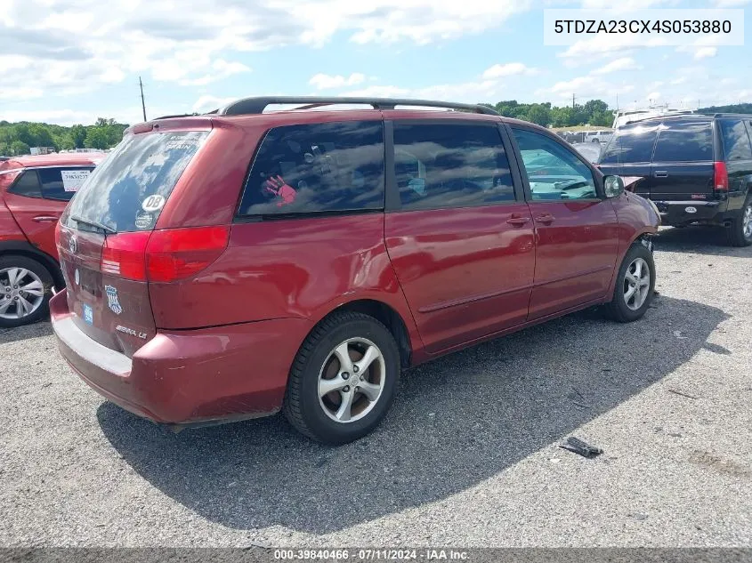 2004 Toyota Sienna Le VIN: 5TDZA23CX4S053880 Lot: 39840466