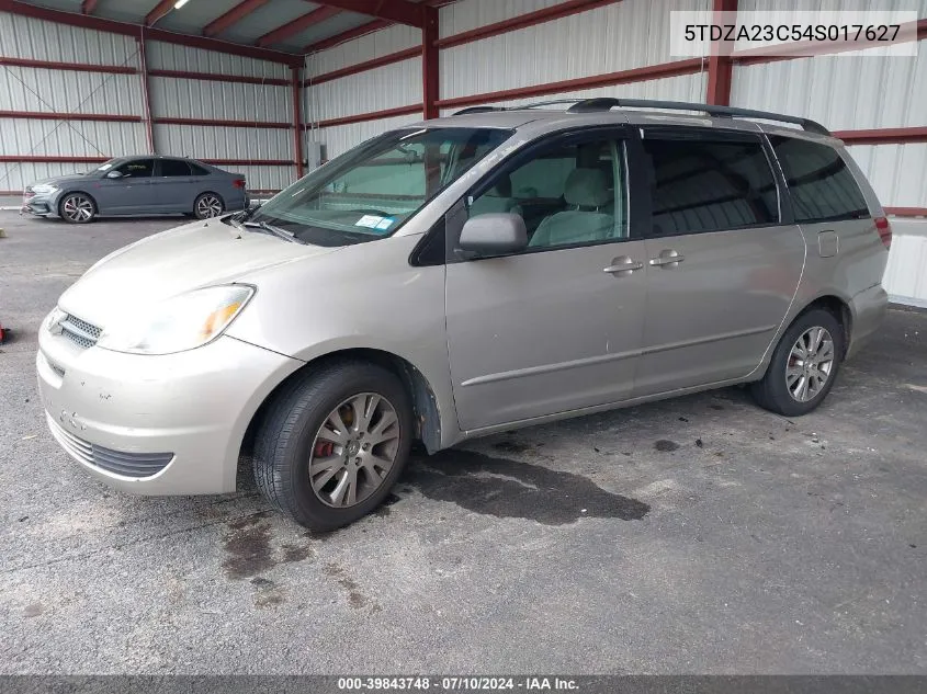 2004 Toyota Sienna Le VIN: 5TDZA23C54S017627 Lot: 39843748