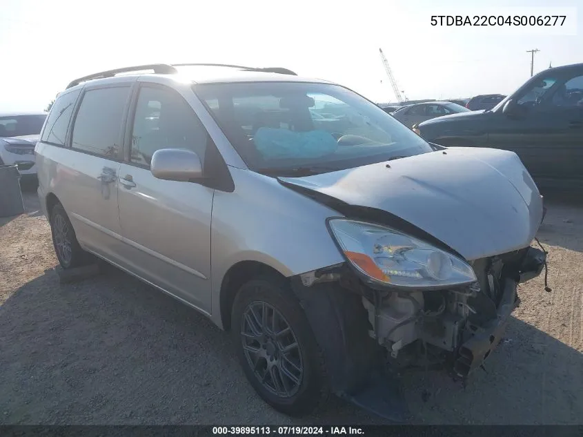 5TDBA22C04S006277 2004 Toyota Sienna Xle/Xle Limited