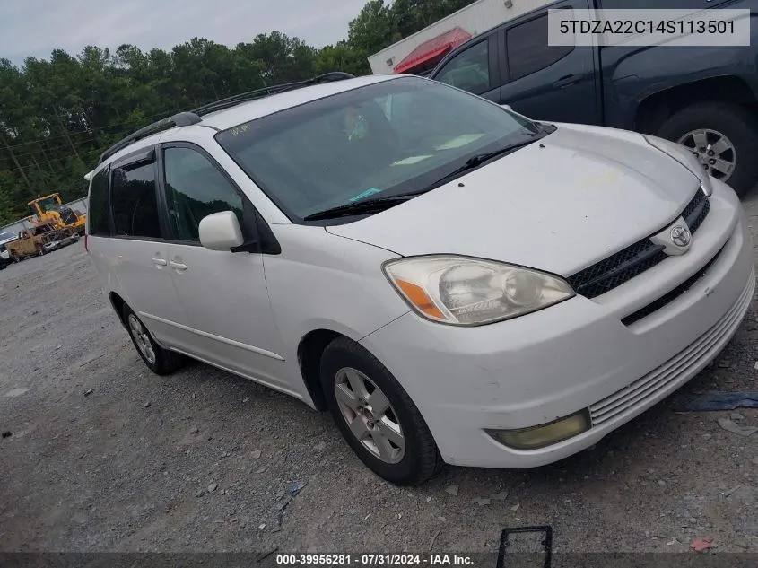 5TDZA22C14S113501 2004 Toyota Sienna Xle/Xle Limited