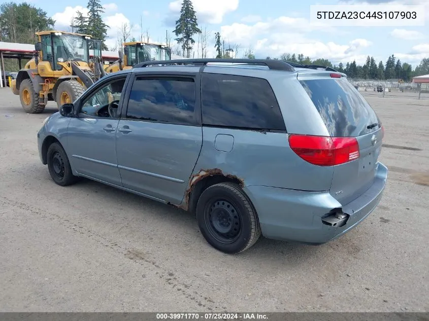 2004 Toyota Sienna Le VIN: 5TDZA23C44S107903 Lot: 39971770