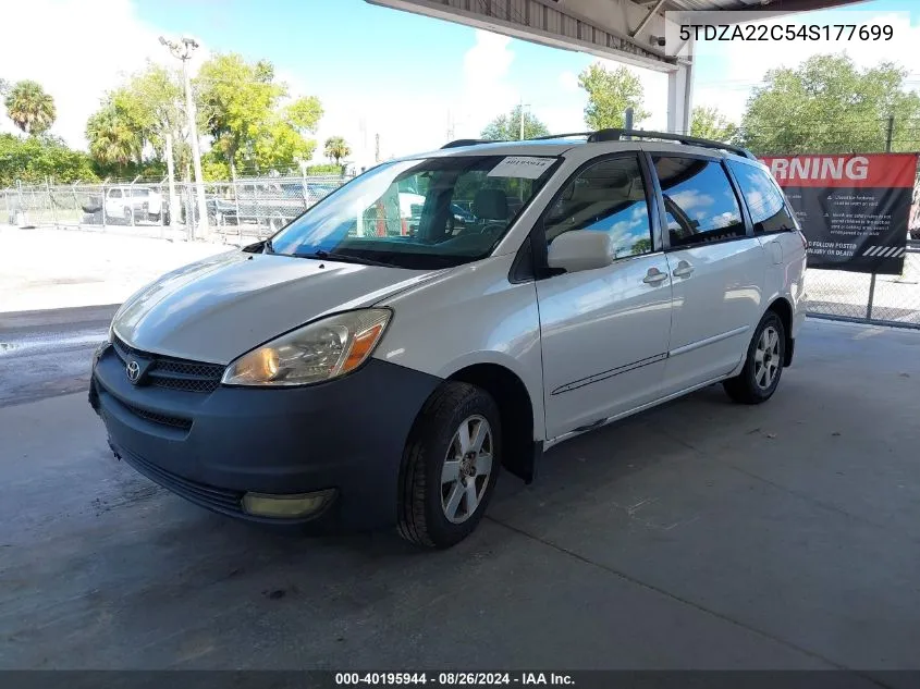 5TDZA22C54S177699 2004 Toyota Sienna Xle