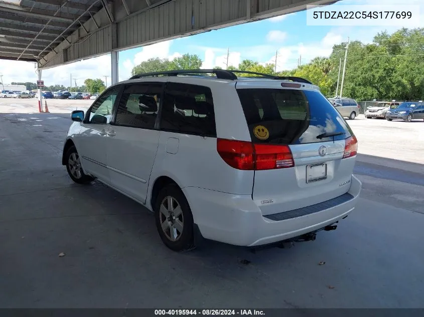 5TDZA22C54S177699 2004 Toyota Sienna Xle