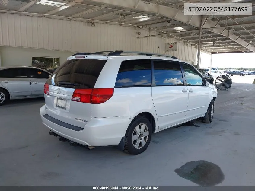 5TDZA22C54S177699 2004 Toyota Sienna Xle