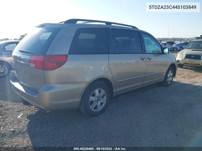 5TDZA23C44S103849 2004 Toyota Sienna Le