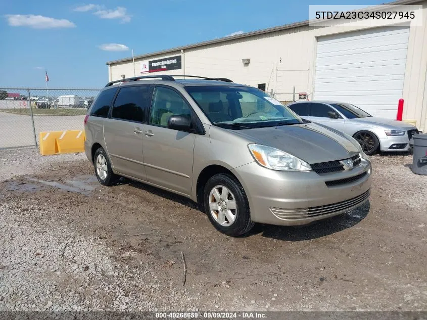 5TDZA23C34S027945 2004 Toyota Sienna Le