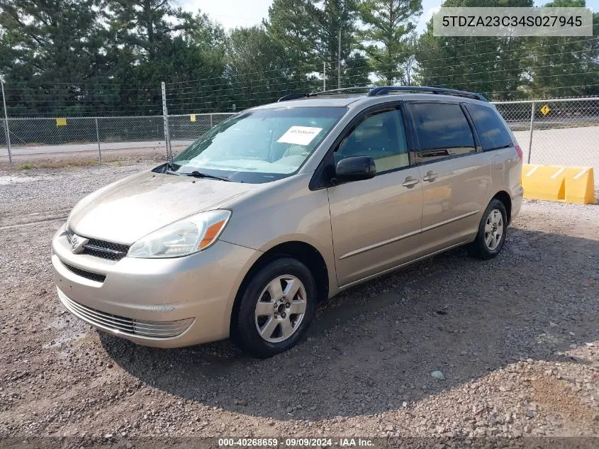 2004 Toyota Sienna Le VIN: 5TDZA23C34S027945 Lot: 40268659