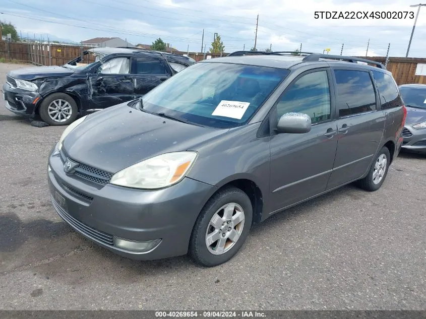 2004 Toyota Sienna Xle VIN: 5TDZA22CX4S002073 Lot: 40269654