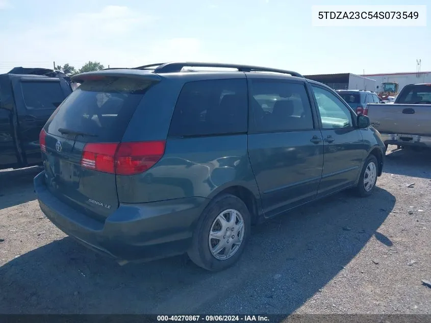 5TDZA23C54S073549 2004 Toyota Sienna Le