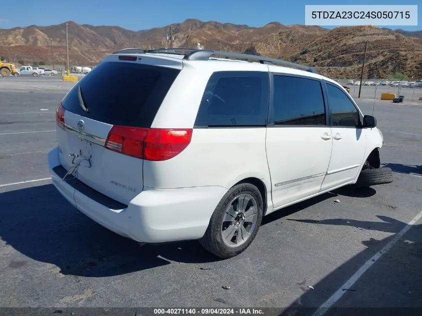 2004 Toyota Sienna Ce VIN: 5TDZA23C24S050715 Lot: 40271140